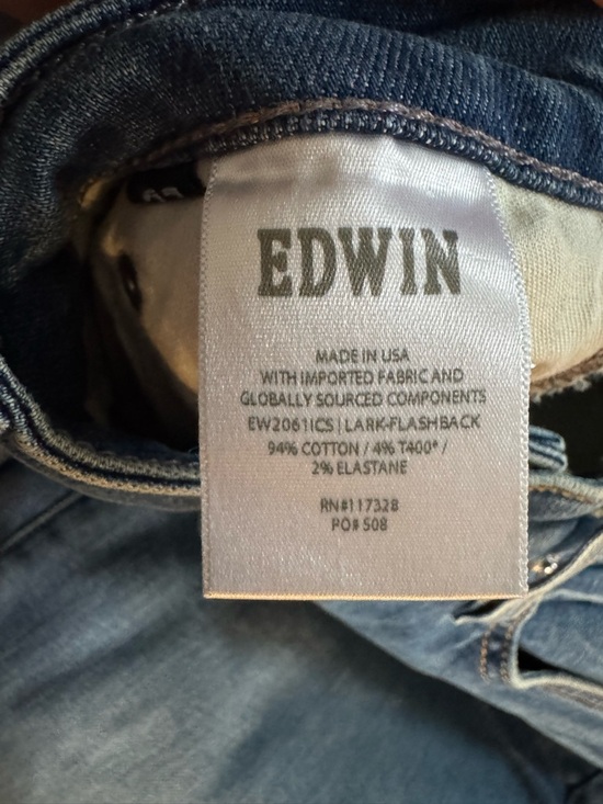 NWT Edwin Lark Bootcut Blue Jeans - Picture 7 of 7